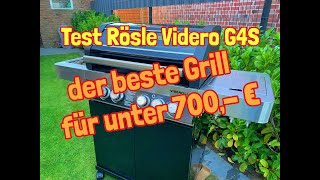 Der beste Gasgrill für unter 700 Euro Test Rösle Videro G4S  Westmünsterland BBQ [upl. by Solenne]