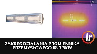 Zakres promieniowania podczerwonego w średniofalowym promienniku przemysłowym TERM2000 CERINDIR [upl. by Farlee]