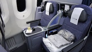 United Airlines 787 Polaris Business Class Review [upl. by Nattirb]