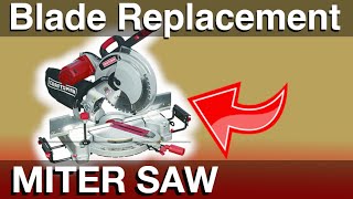 HowTo Change the Blade on a Makita Mitre Saw [upl. by Neneek]