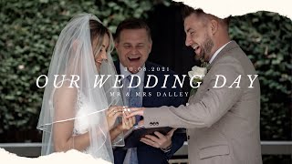 Our Wedding Day 2021  Official video of our wedding highlights BEST day ever [upl. by Eshman653]