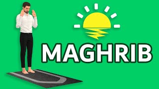 How to pray Maghrib for men beginners  with Subtitle [upl. by Becker800]