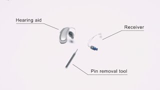 How to replace the receiver on a Phonak Audéo M hearing aid [upl. by Nnil]