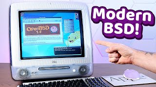 Installing OpenBSD on the Fastest iMac G3 [upl. by Ahtelat552]