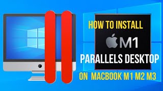 Install Parallels Desktop on Mac M1 M2 M3 Apple Silicon 2024 [upl. by Vasileior]