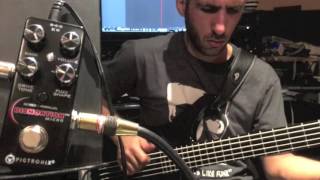 Pigtronix Micro Disnortion on Bass [upl. by Aowda]