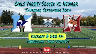 Girls Varsity Soccer vs Newark [upl. by Newg]