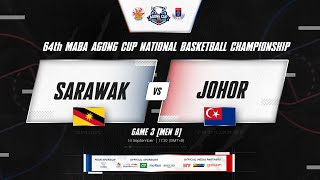 CN AgongCup  G3  MEN B  SARAWAK VS JOHOR [upl. by Iahc]