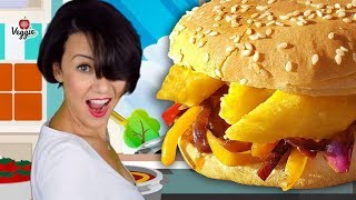 Panissa Burger  Vegan Street Food [upl. by Ardnazil]