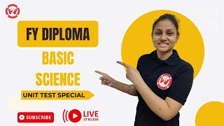 Basic Science  FY DIPLOMA  UNIT TEST SPECIAL  SEM1  MRUNAL MAM [upl. by Idac]