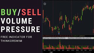 Volume Buy and Sell Pressure Indicator for ThinkorSwim [upl. by Lraep402]