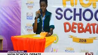 High School Debate  JoyNews Prime 51018 [upl. by Foster571]