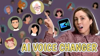 The AI Voice Changer with 100 Personalities  PowerDirector [upl. by Flodur]