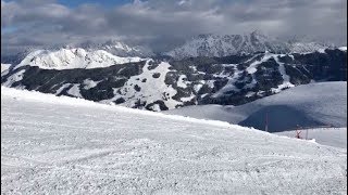 Legendäre Schattberg Nordabfahrt in Saalbach Hinterglemm [upl. by Alket]