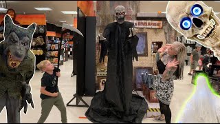 Family Walkthrough of 2 NEW Spirit Halloween Stores [upl. by Azarria]