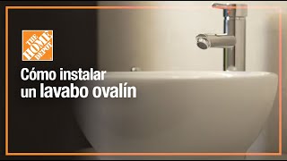 ¿Cómo instalar un lavabo ovalin  Baños [upl. by Yesnnyl]