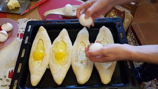 Haçapuri Nasıl Yapılır  How To Make Khachapuri  хачапури [upl. by Chastity493]