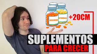 SUPLEMENTOS PARA CRECER  AUMENTA TU ESTATURA [upl. by Noffihc]