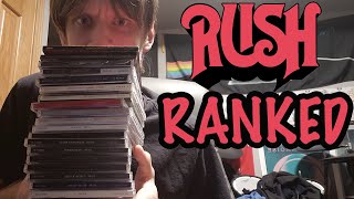 All 19 Rush Albums Ranked [upl. by Enomad663]