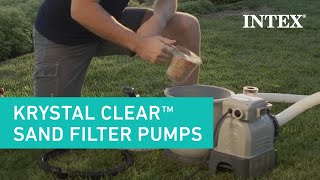 Intex® Krystal Clear™ Sand Filter Pumps [upl. by Anceline]