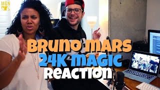 Bruno Mars  24K Magic Reaction [upl. by Htebi878]