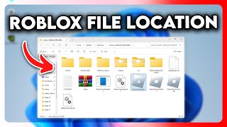 How to Open Roblox File Location Windows 11 2025 [upl. by Nwavahs]