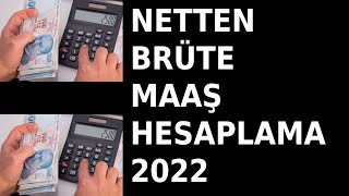 2022 Netten Brüte Maaş Hesaplama [upl. by Llennor]