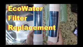 EcoWater Osmosis Filter Replacement [upl. by Sanfourd]