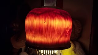 Woodturning a Lamp Shade from a Log [upl. by Yerffoej]