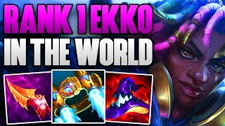 BEST EKKO PLAYER IN THE WORLD CARRIES HIS TEAM  CHALLENGER EKKO MID GAMEPLAY  Patch 1323 S13 [upl. by Yemaj]