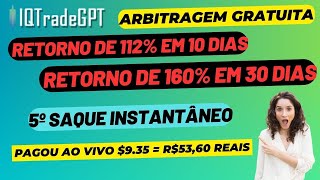 IQTRADEGPT PAGANDO INSTANTÂNEO CORRE AINDA DÁ TEMPO DE LUCRAR MUITO [upl. by Keenan385]