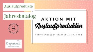 Auslaufprodukte Jahreskatalog Stampin Up 2021 in Bildern Kreativstempel [upl. by Elletnuahc103]