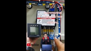 Cara Memasang KWH Meter Digital 3 Phasa [upl. by Bradway]