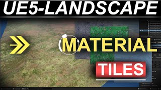 Unreal 5  Landscape Material Tiling 60 SECONDS [upl. by Berga239]