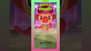 My first Grookey max battle in pokemogo [upl. by Ahsinnek]