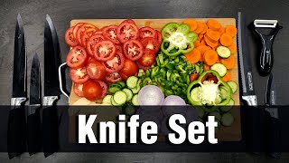 Non Stick Coating Kitchen Knife Set  Best 6 Pieces Knife Set [upl. by Filipe342]