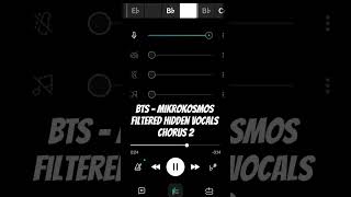 BTS  Mikrokosmos Filtered Hidden Vocals Part 4 bts fyp shorts viral kpop [upl. by Hcahsem55]