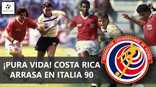 ELIMINATORIAS ITALIA 90  COSTA RICA AL MUNDIAL POR PRIMERA VEZ  HISTORIA DE LOS MUNDIALES [upl. by Hort]