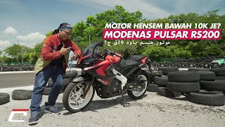 2021 MODENAS PULSAR RS200  MOTOR HENSEM BAWAH 10K JE [upl. by Chiles]