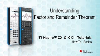 How to use the remainder and factor theorem for polynomials [upl. by Netneuq]