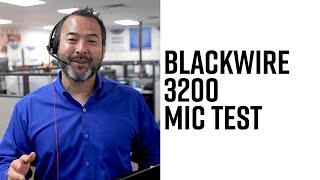 Blackwire 3200 Series  Mic Test [upl. by Intosh]