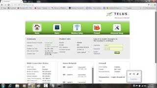 Port Forwarding The Telus V1000H Router [upl. by Lanfri663]