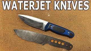 Knife Making with a 60000 PSI Waterjet [upl. by Howenstein]