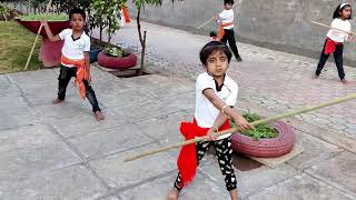 Lathi Kathi Mardani Khel By Star Kids Sports amp Yoga Center [upl. by Aidan791]