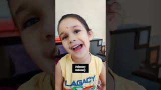 Johny Johny Yes Papa nurseryrhymes johnyjohnyyespapasong johnyjohnyrhymes ananyatiwari [upl. by Vish320]