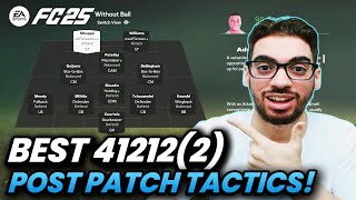 POST PATCH BEST META 412122 FORMATION AND CUSTOM TACTICS  FC 25 ULTIMATE TEAM [upl. by Llehsram878]