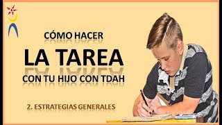 CÓMO HACER LA TAREA CON TU NIÑO TDAH [upl. by Heymann]