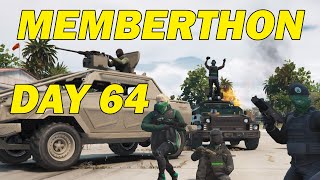 The Biggest War In GTA 5 RP  Memberthon Day 64 [upl. by Harrison391]