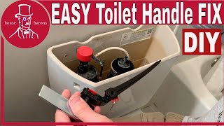 How to Replace Toilet Handle with a Chain [upl. by Xet]