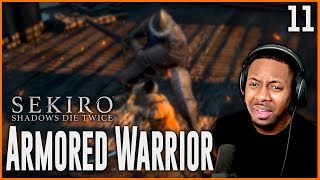 Sekiro Shadows Die Twice Gameplay ∙ Armored Warrior Boss Hard Mode  Playthrough Pt 11 [upl. by Magen]